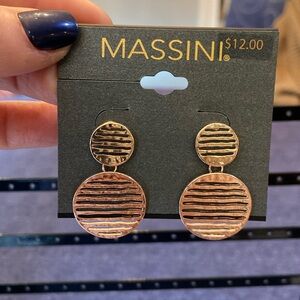 Rose Gold Color Earrings